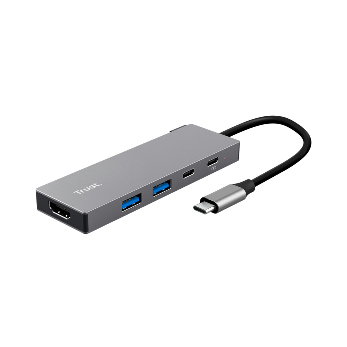 TRUST Dalyx Adaptador Multipuerto USB-C 5 en 1 con HDMI 