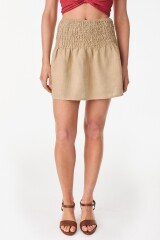 Falda Arena Beige