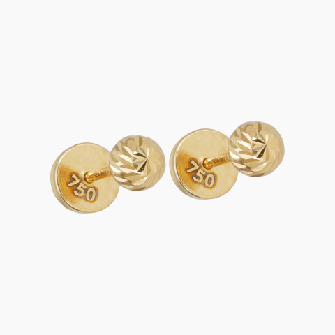 Caravanas para bebé en oro 18K Caravanas Para Bebé En Oro 18k