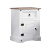Mesa De Luz Herli 1 Puerta 1 Cajon Blanca Mesa De Luz Herli 1 Puerta 1 Cajon Blanca