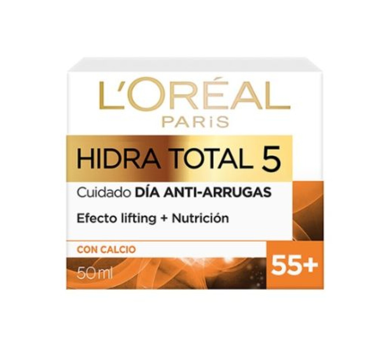 L’Oréal Crema Hidra Total 5 Día Antiarrugas + Efecto Lifting + Nutrición 55+ 50ml