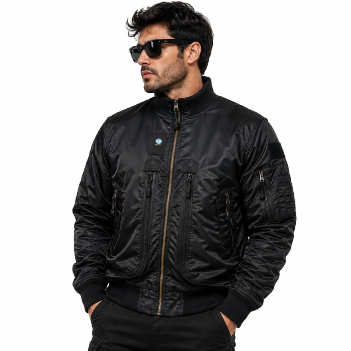 Campera Aviadora MA-1 - Negro 