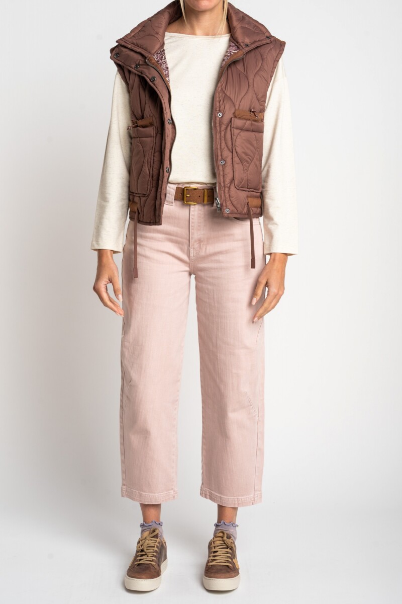 Chaleco Reversible Marrón