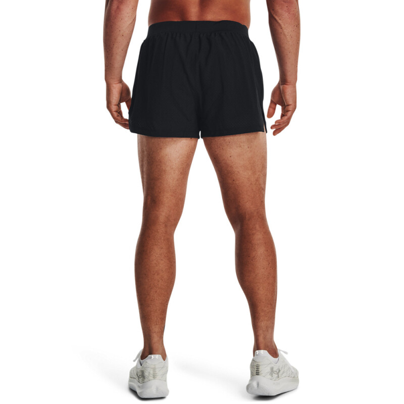 UA LAUNCH SPLIT PERF SHORT-BLK BLK-001