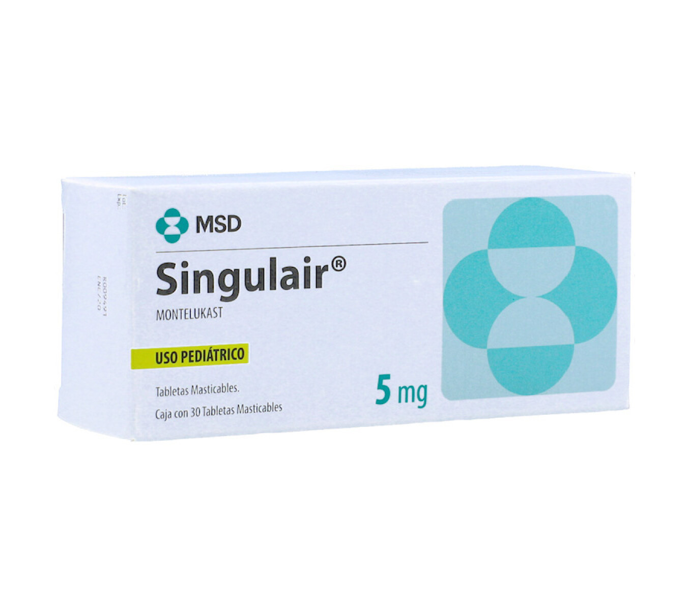 Singulair 5 Mg 30 comprimidos 2 cajas 