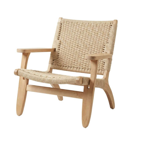 Butaca Hanoi Madera Natural Beige