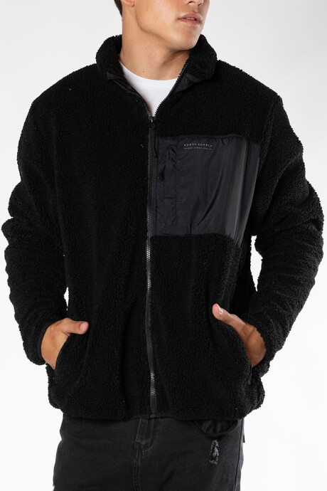 CAMPERA RIZO RUSTY Negro