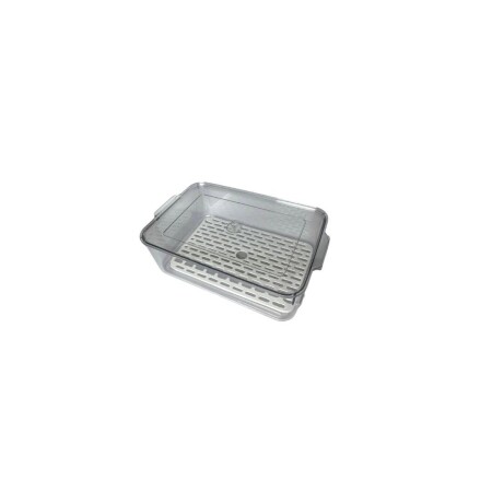 ORGANIZADOR ACRILICO CON TAPA Y REJILLA 34x21x16CM ORGANIZADOR ACRILICO CON TAPA Y REJILLA 34x21x16CM