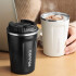 Vaso Térmico Coffee Mug 510 Ml Con Tapa Café Té Taza Jarra Variante Color Negro