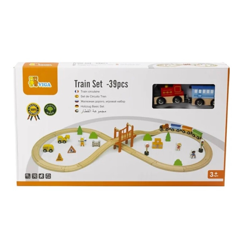 VIGA - TRAIN SET 39 PCS VIGA - TRAIN SET 39 PCS