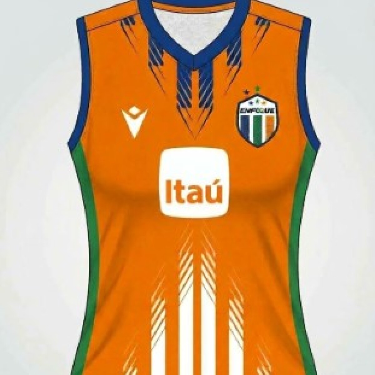 Musculosa Enfoque Volleyball Femenino Naranja Musculosa Enfoque Volleyball Femenino Naranja