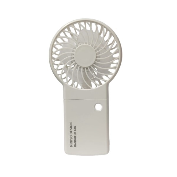 Ventilador de mano blanco