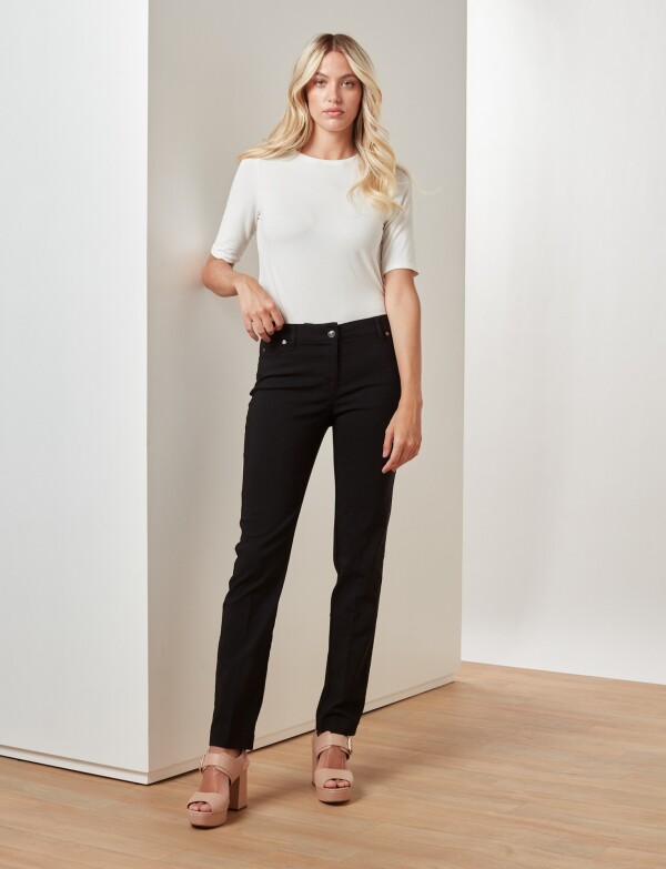 Pantalon Recto NEGRO