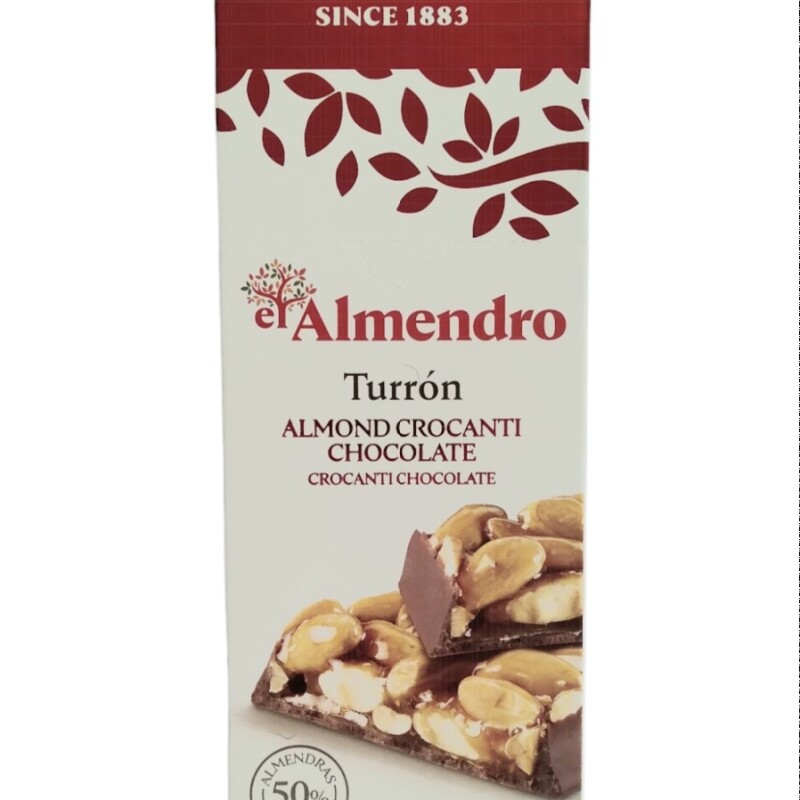 Chocolate con almendras crocante el Almedro 75g Chocolate con almendras crocante el Almedro 75g