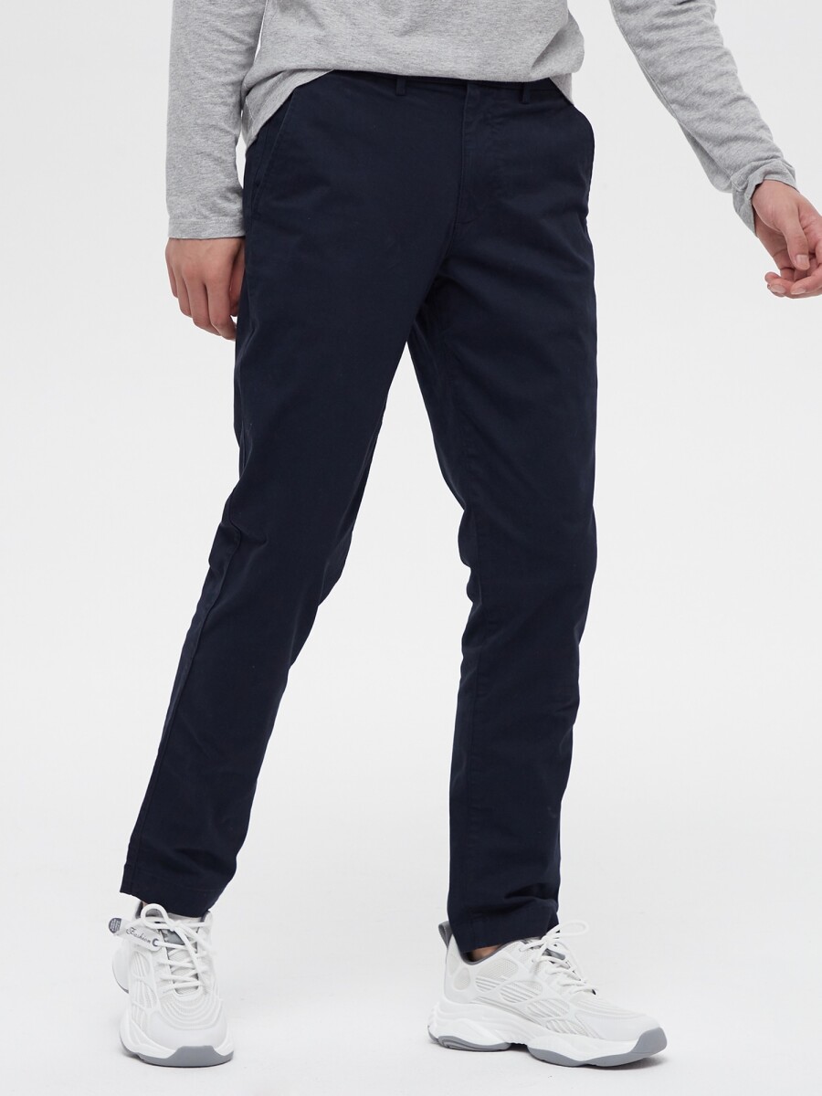 V-ESSENTIAL KHAKI SLIM FIT - NEW CLASSIC NAVY 2 