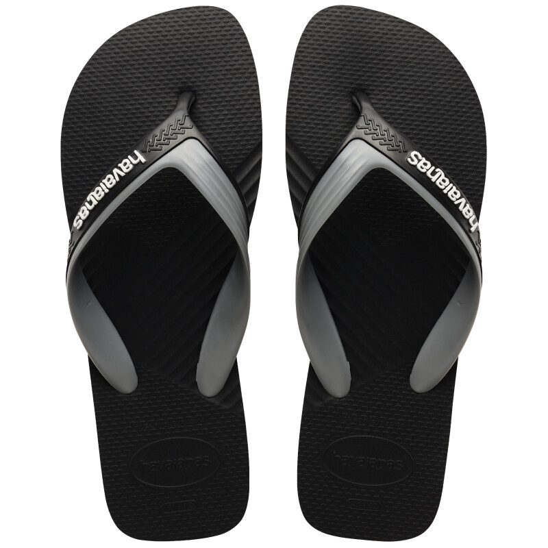 Sandalias de Hombre Havaianas Dual Negro - Gris - Gris Acero