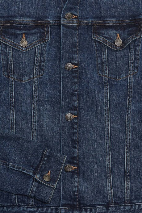 Campera De Jean Icon Hombre Medium Dark