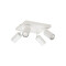 ARTEFACTO LETICIA ADOSAR SQUARE ORIENTABLE (X4) Luminaria de Techo Leticia Cuadruple Blanco