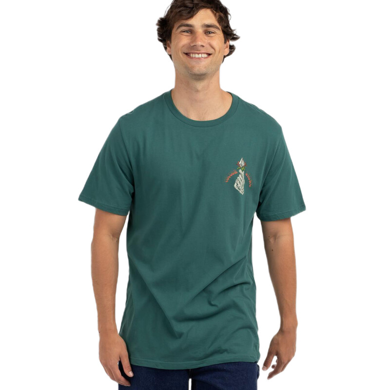 Remera Volcom ABG STONE STOKER FTY SST - Verde Remera Volcom ABG STONE STOKER FTY SST - Verde