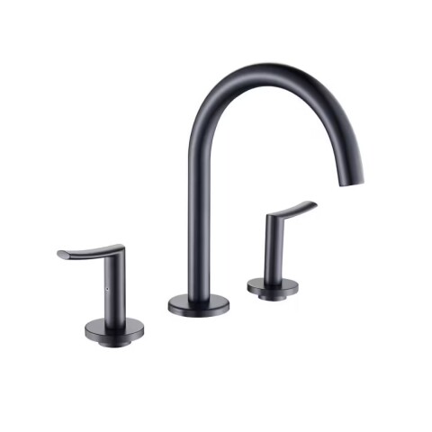 Grifería de lavatorio Bimando de mesada Noar negro mate Grifería De Lavatorio Bimando De Mesada Noar Negro Mate