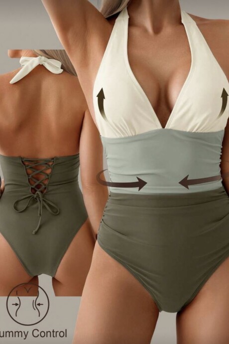 Enteriza modeladora AMANDA Verde