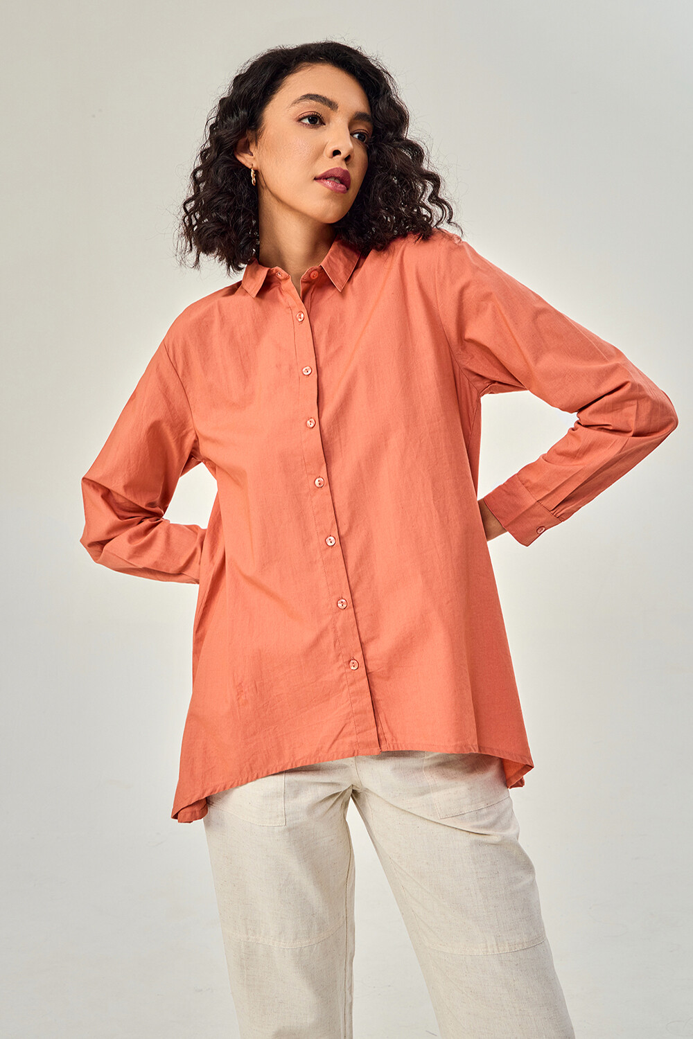Camisa Manoj Ladrillo