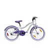 Bicicleta Baccio Mystic R20 Blanco/Lila Bicicleta Baccio Mystic R20 Blanco/Lila