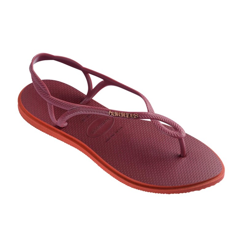 Sandalias Havaianas Luna Point Mujer Amaranto/naranja Sunset