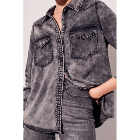 Camisa Denim Gris Gris