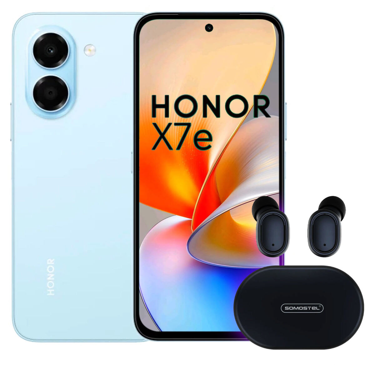 Honor X7e 6/256gb 4g + Regalo - AZUL 