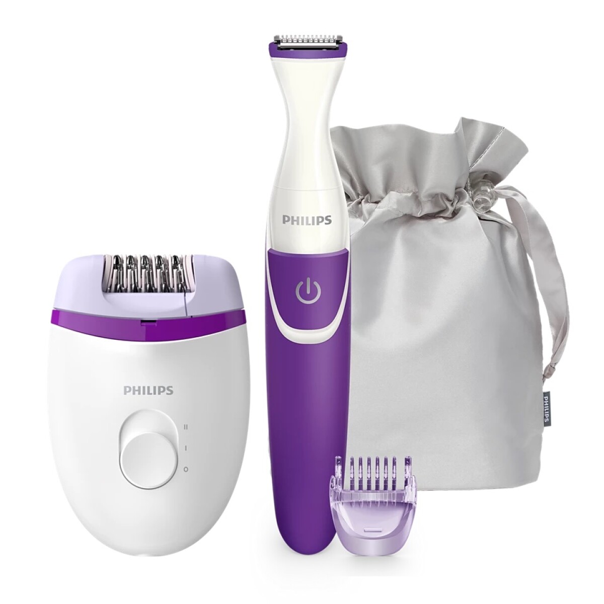 Depiladora Philips compacta + perfilador bikini 