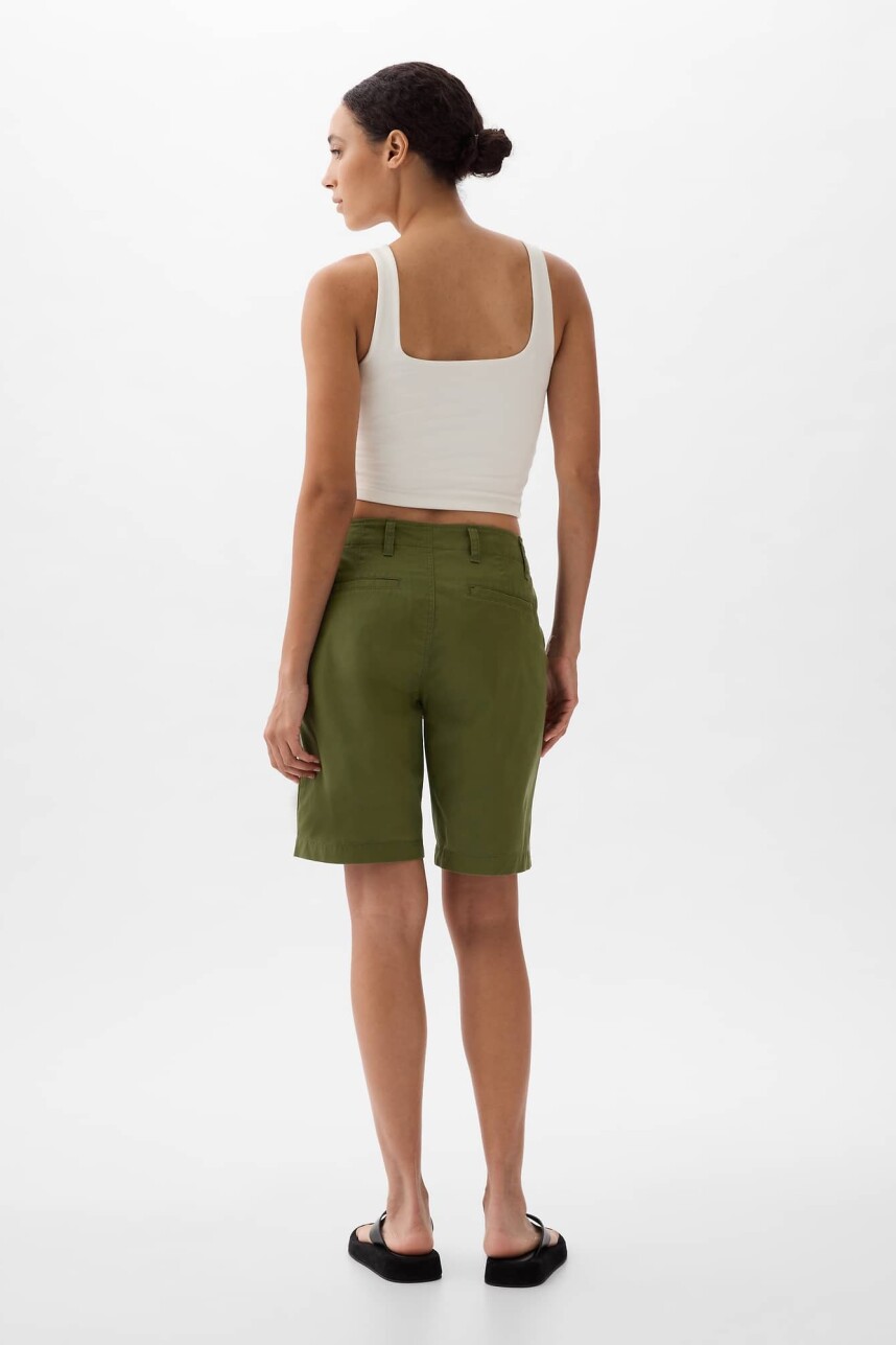 Bermuda Downtown Mujer Army Jacket Green