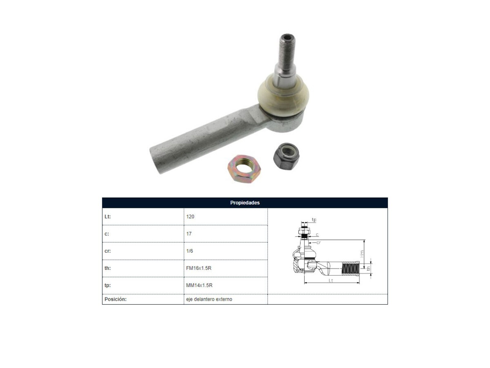 Puntero Fiat Ducato, Peug Boxer 87-05 Der/Izq 