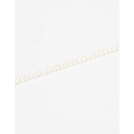 Pulsera De Perlas Sintéticas Dorado