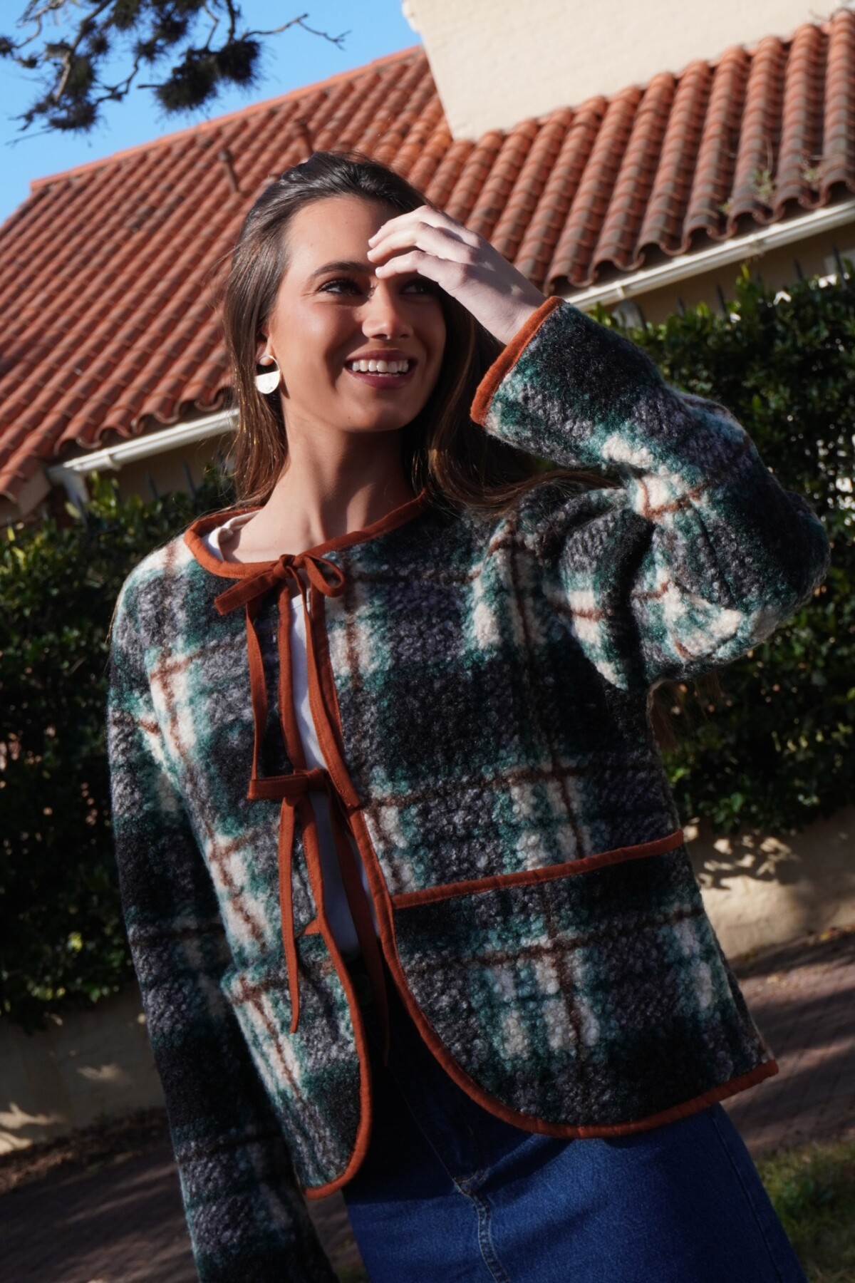 Field Coat Verde / Negro