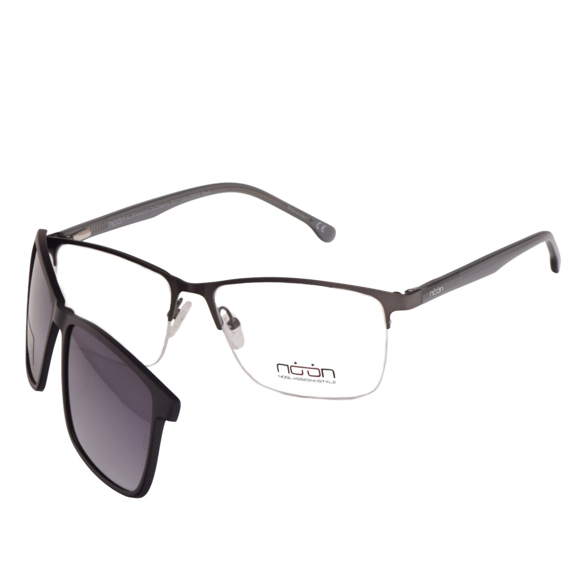 Noon M02 grigio Clip-On 
