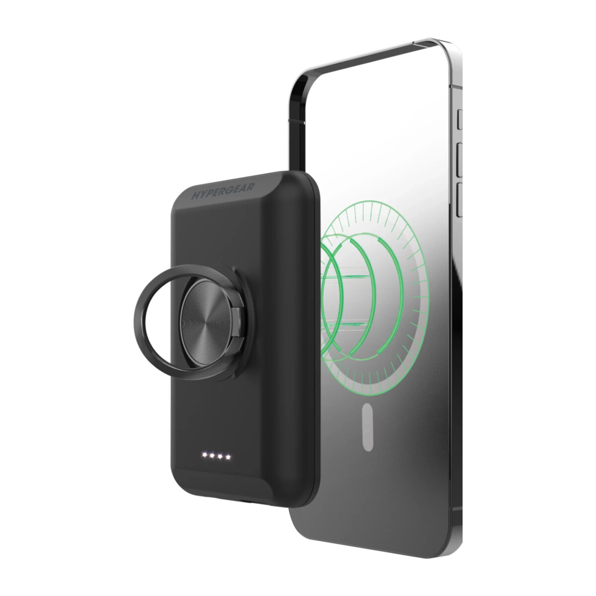 Hypergear - Powerbank Inalámbrico Magsagfe. 5000 Mah. Color Negro. 