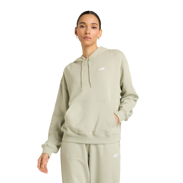SPORT ESSENTIALS FRENCH HODDIE - NEW BALANCE VERDE