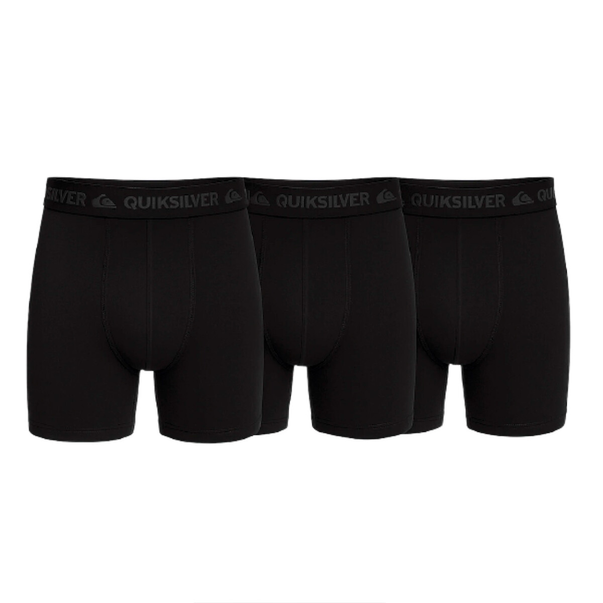 Quiksilver Pack 3 Boxers Hombre - Negro, Negro, Negro 