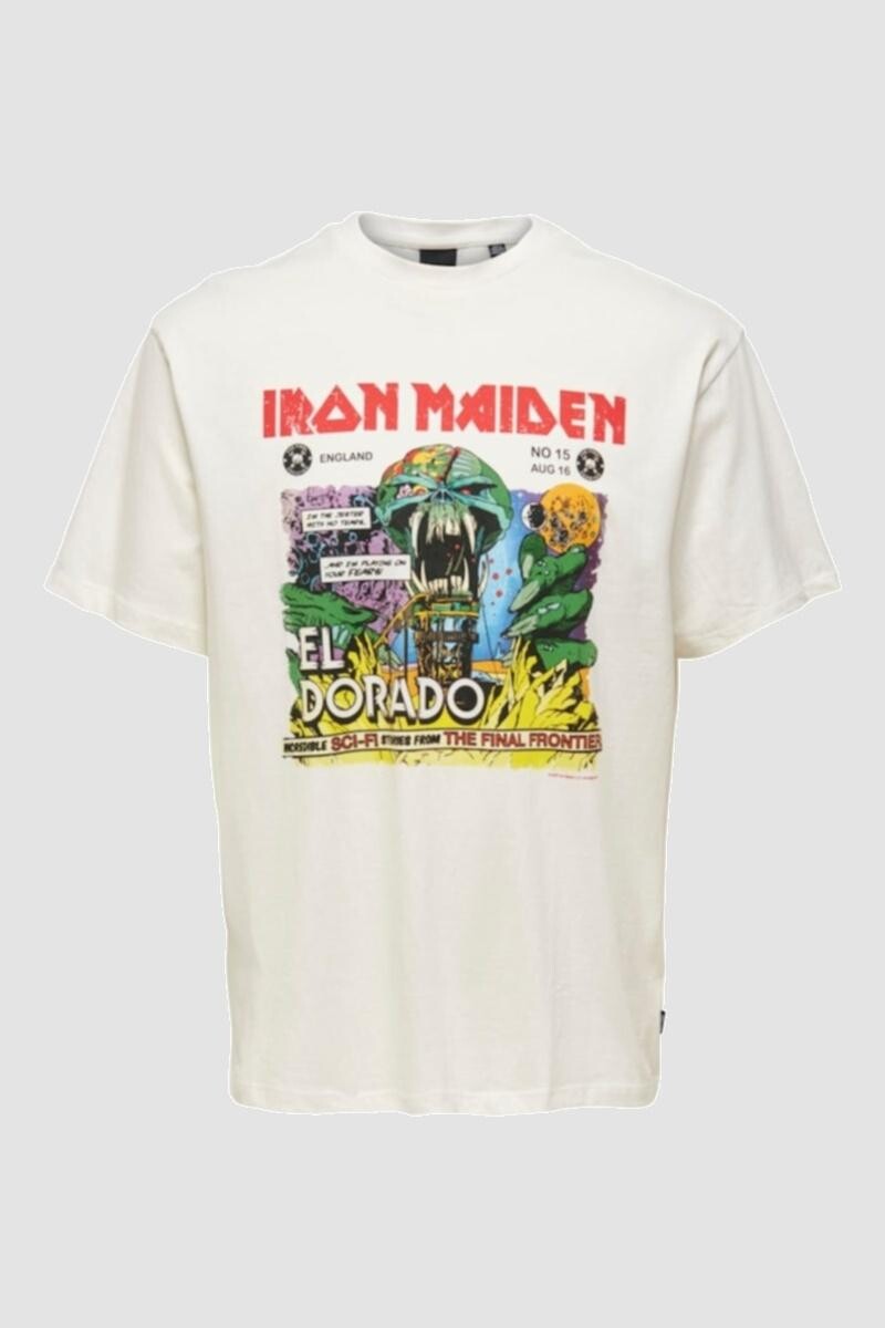 Camiseta Iron Maiden - Raw Cotton 