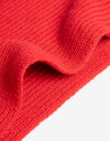 Cuellos Punto Liso Cuello Infinito Tejido - Rojo Medio