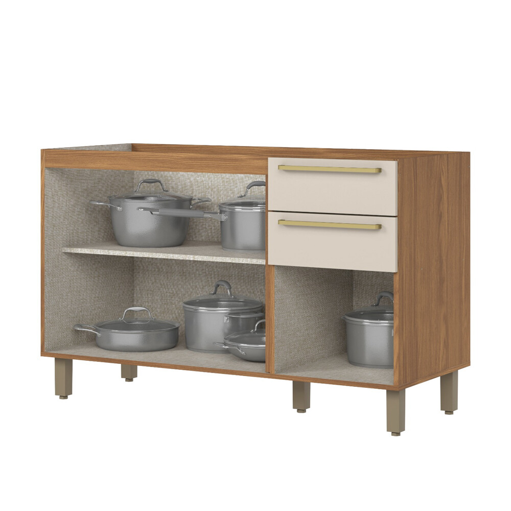 BAJO MESADA ARMARIO 3 PUERTAS 2 CAJONES BAJO MESADA ARMARIO 3 PUERTAS 2 CAJONES