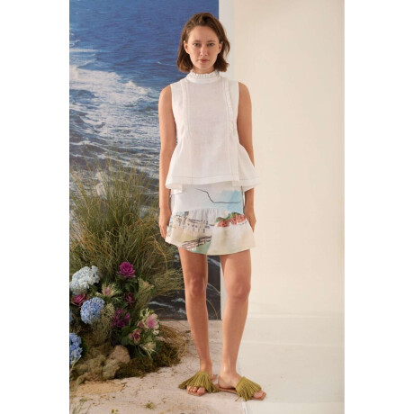 Falda Ula Print Agua