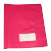 FORRO PLASTICO P.V.C. PARA CUADERNO COLOR ROSADO OSCURO