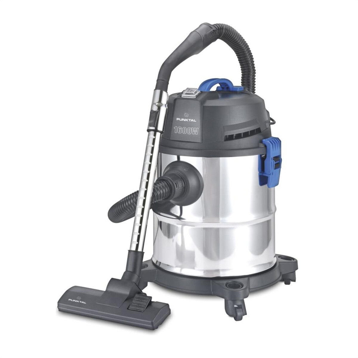 Aspiradora Punktal Bidon Polvo Y Agua 25 L 1600 W - ASPIRADORA PUNKTAL PK-8120 1600W 