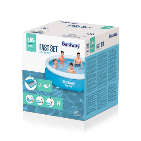 Piscina Bestway Gomón Inflable 3800 Litros + Regalos Azul