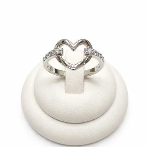 Anillo corazón grande al centro Anillo corazón grande al centro