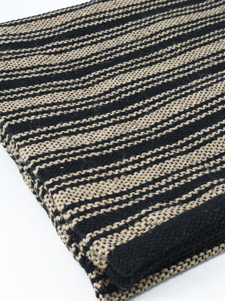 ALFOMBRA YUTE MAHAL LINEAS BEIGE (V)