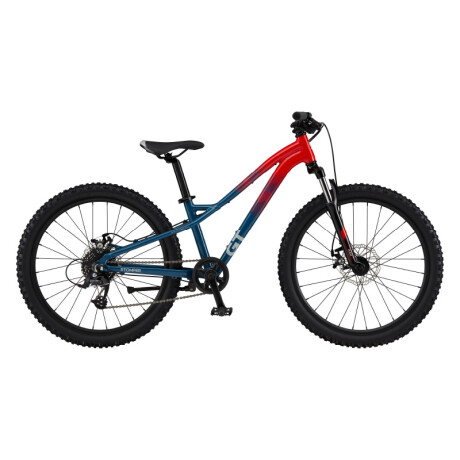 Bicicleta Montaña GT STOMPER HT ACE 24 Azul y Rojo