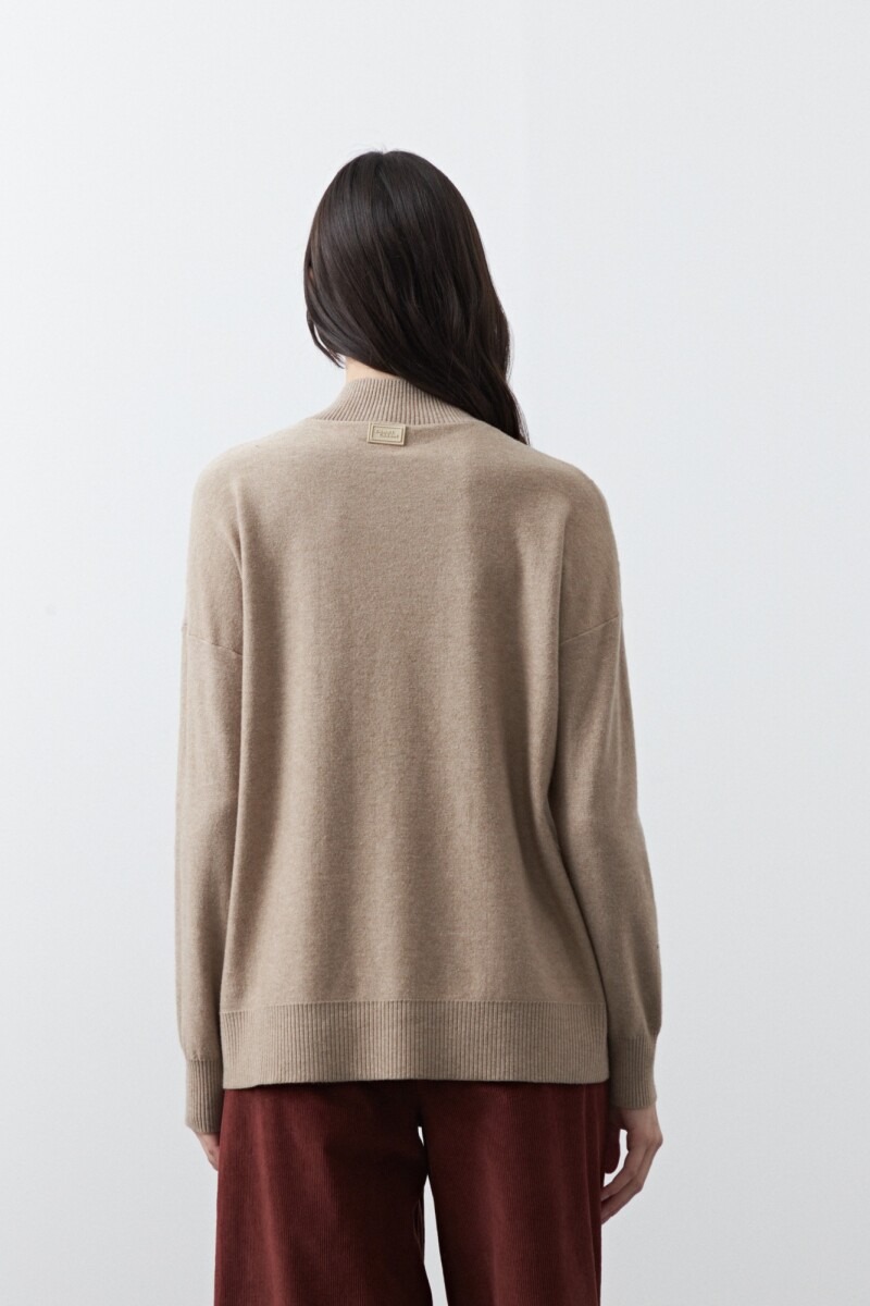 POLERA JAVAIOLA Beige Melange